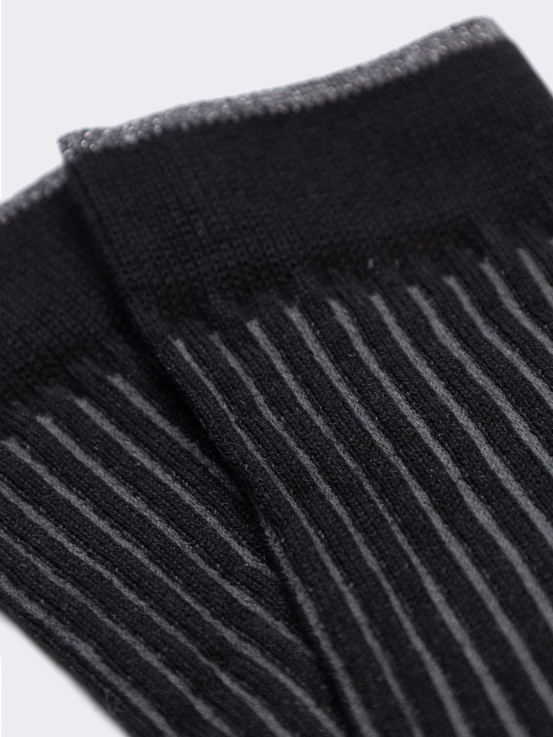 Calze Corte a Costa Contrasto in Caldo Cotone - Made in Italy