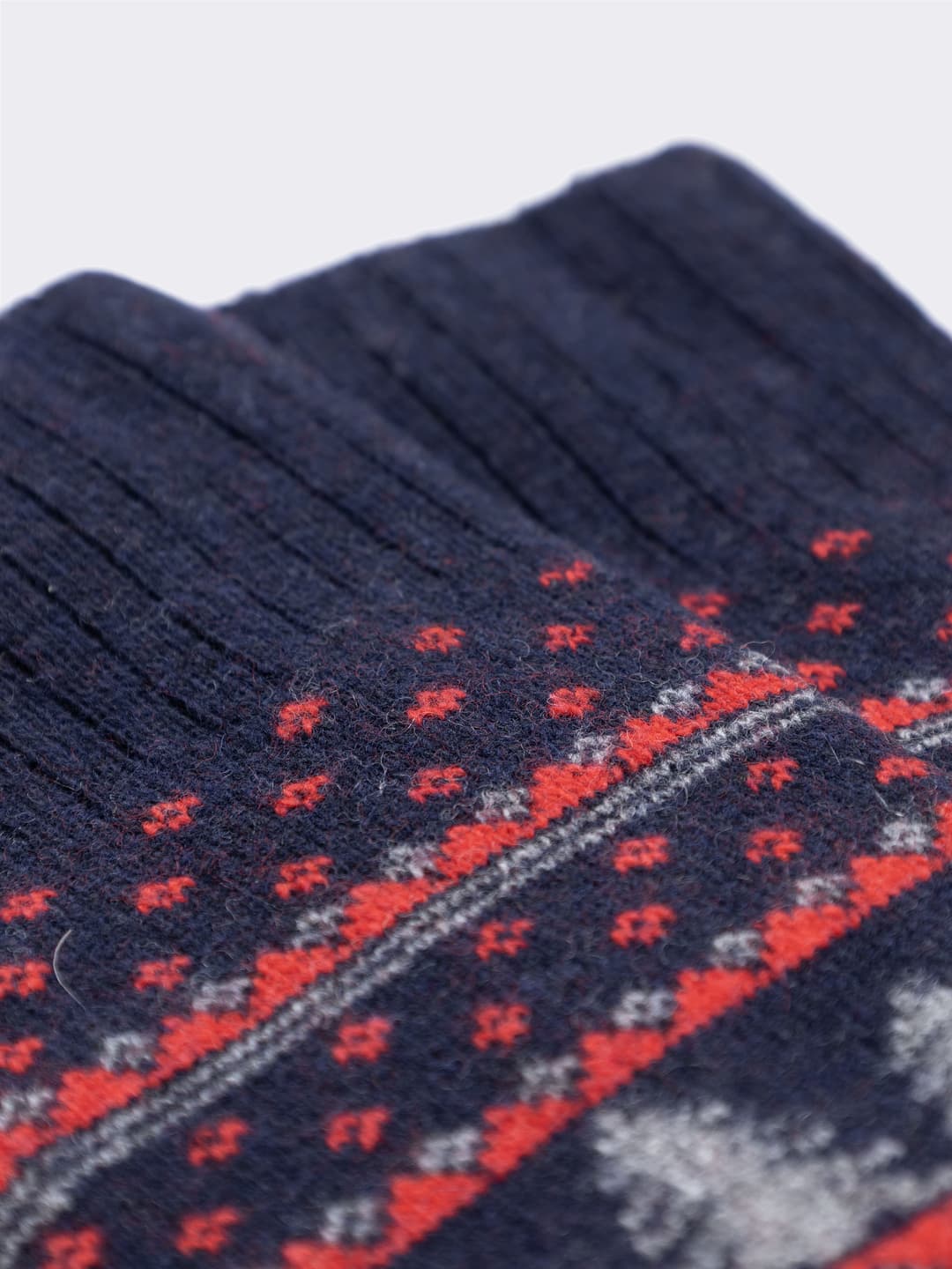 Calze lunghe uomo fantasia Natalizia in misto Cashmere