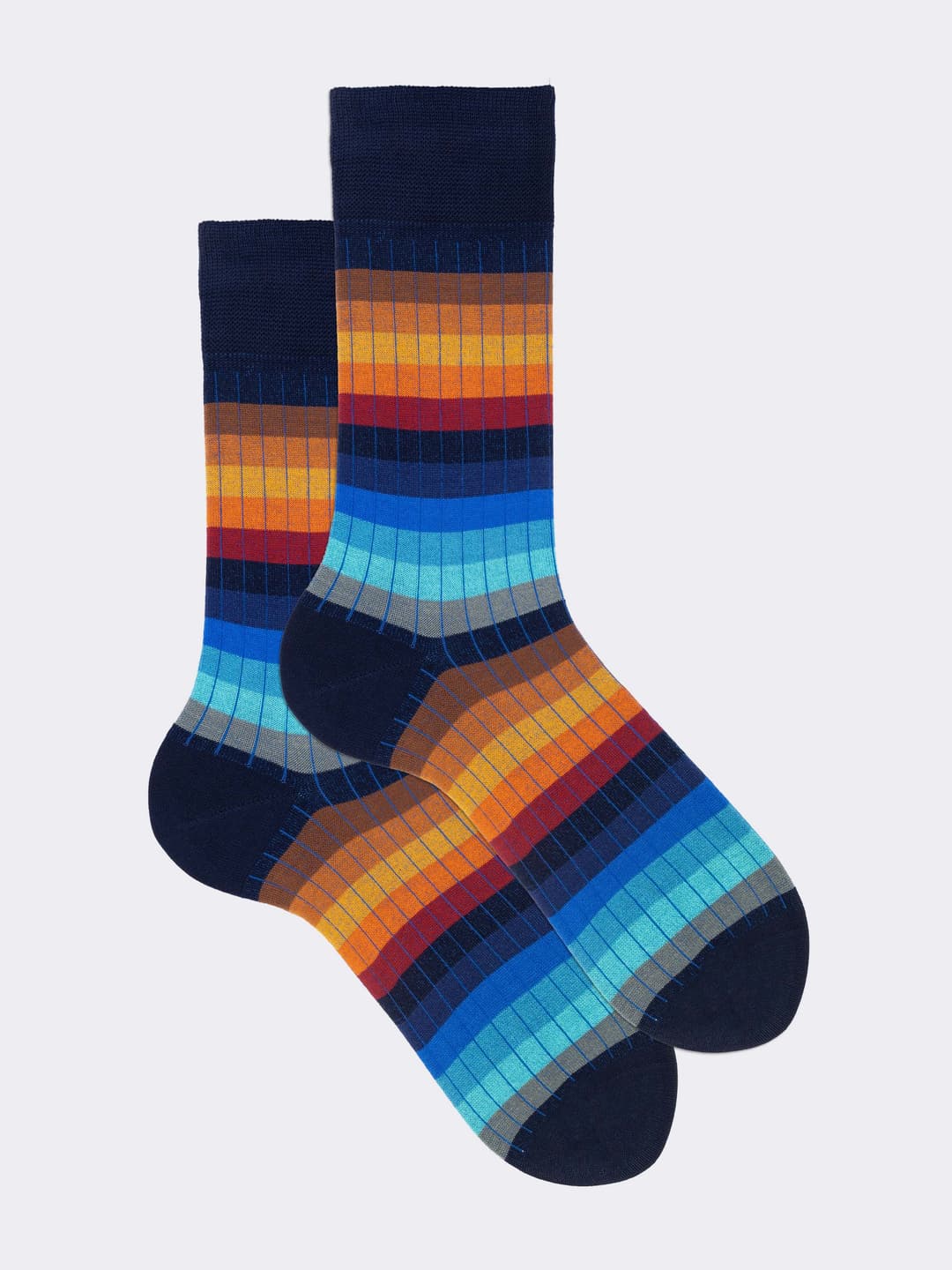 Short Rainbow Pattern Fresh Cotton Socks